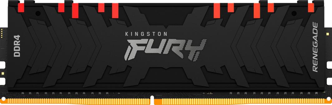 Memorie Kingston Fury Renegade RGB, DDR4, 16 GB, 4600 MHz, CL19, KF446C19RBAK2/16