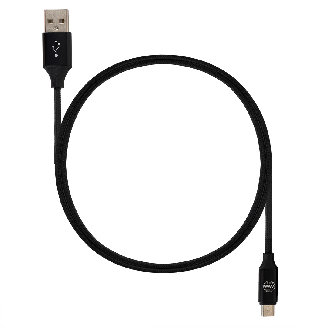 Kabllo Micro USB Pure Planet, 1.2m, e zezë