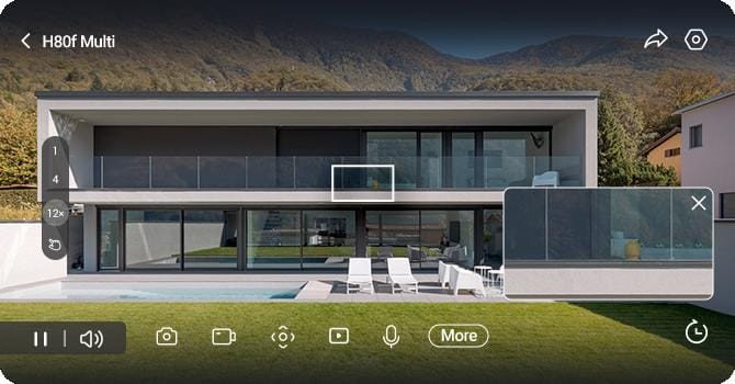 Надворешна камера Ezviz H80f Multi, 3 леќи 2K+, 360°, ноќен вид во боја, бела