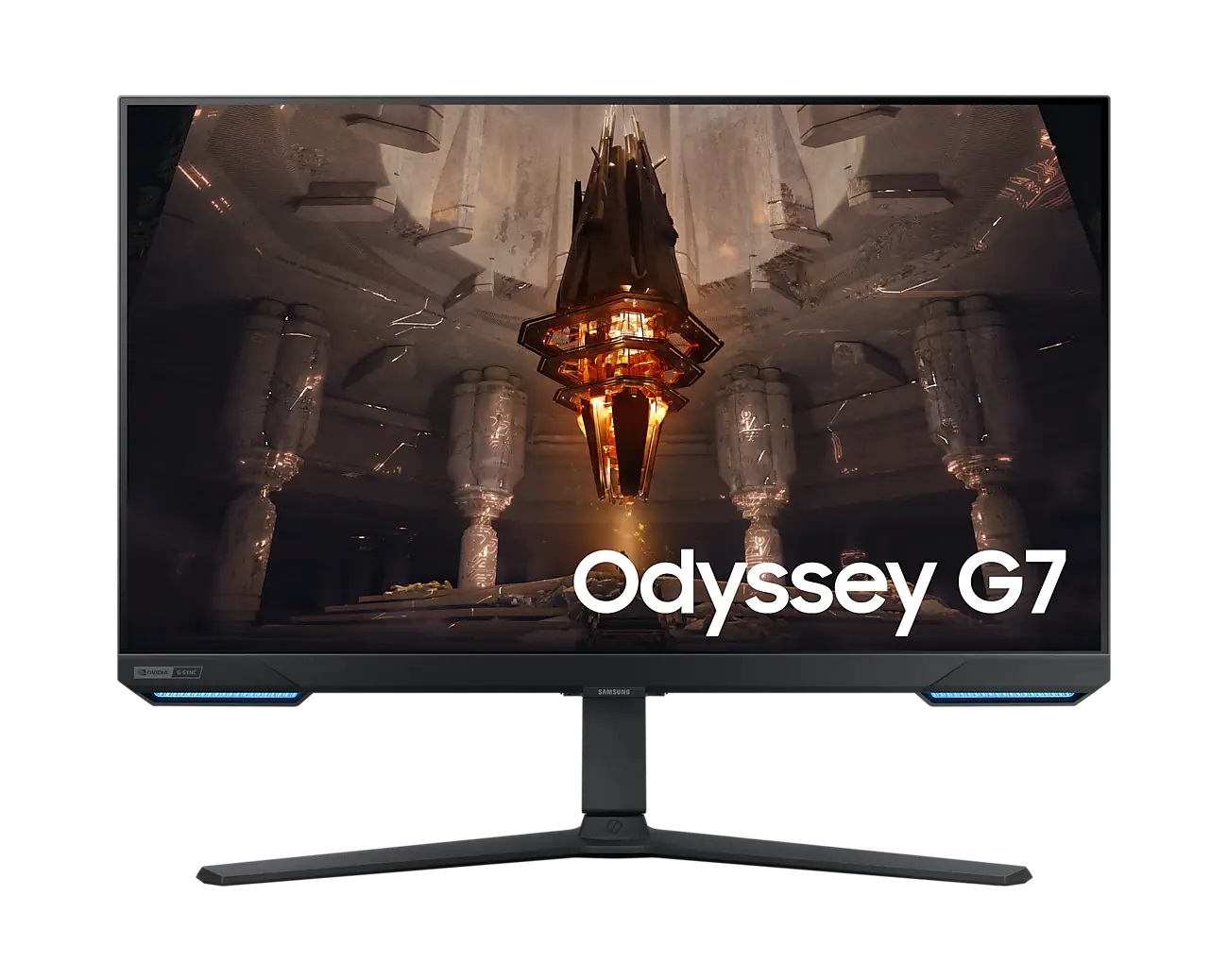 Монитор Samsung Odyssey G70B LS32BG700EUXEN, 32\", IPS, 4K UHD, 144Hz, црн