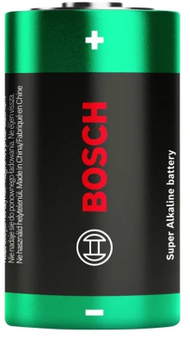 Алкални батерии GP Batteries Bosch LR20 D, Super Alkaline, пакување 2 парчиња