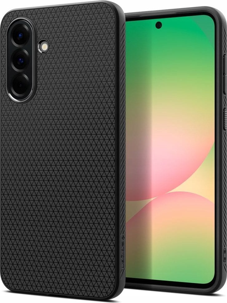 Këllëf telefoni Spigen Liquid Air, për Samsung Galaxy A56 5G, matte, i zi