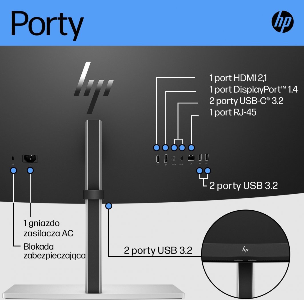 Monitor HP E45C G5, 44.5'', 5120 x 1440px