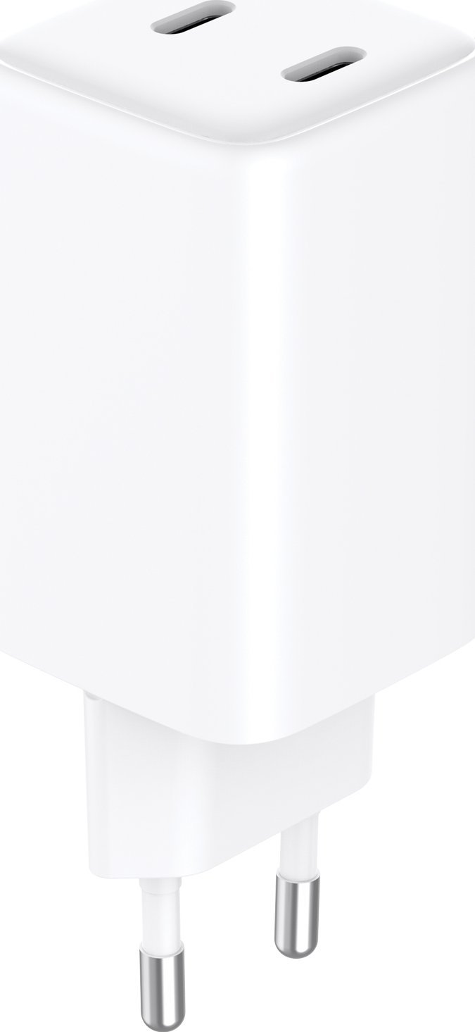 Karikues rryme Sandberg AC Charger Dual, 2x USB C, 65W, i bardhë