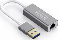 Adapter rrjeti i jashtëm USB 3.0 në Ethernet RJ45, Gigabit 1000 Mbps, i bardhë