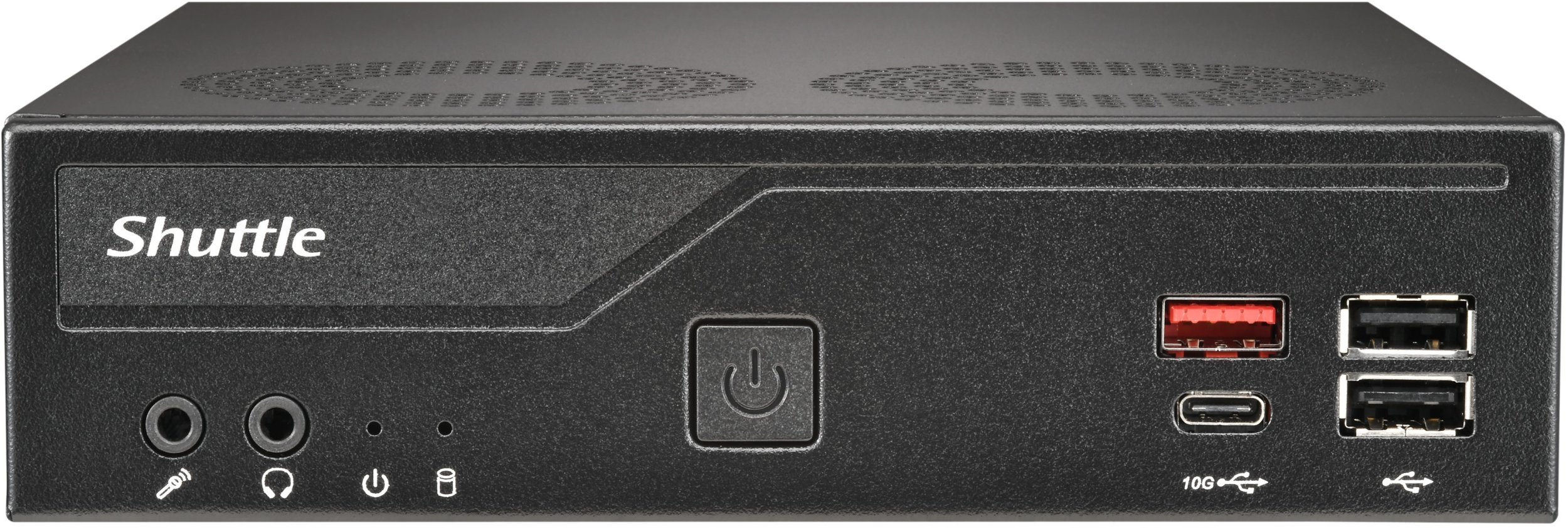 Mini PC Shuttle Slim DH810, Intel Core Ultra, HDMI 2.1 DP USB C, i zi