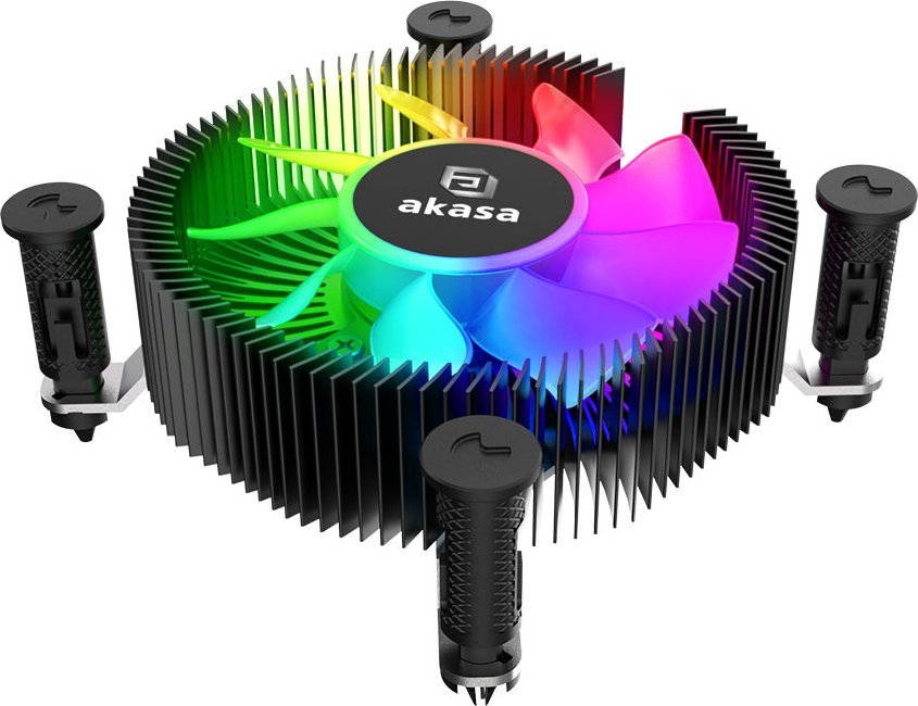 Ftohës CPU Akasa Vegas Chroma ILG, low profile, ventilator 75mm PWM, me ndriçim RGB