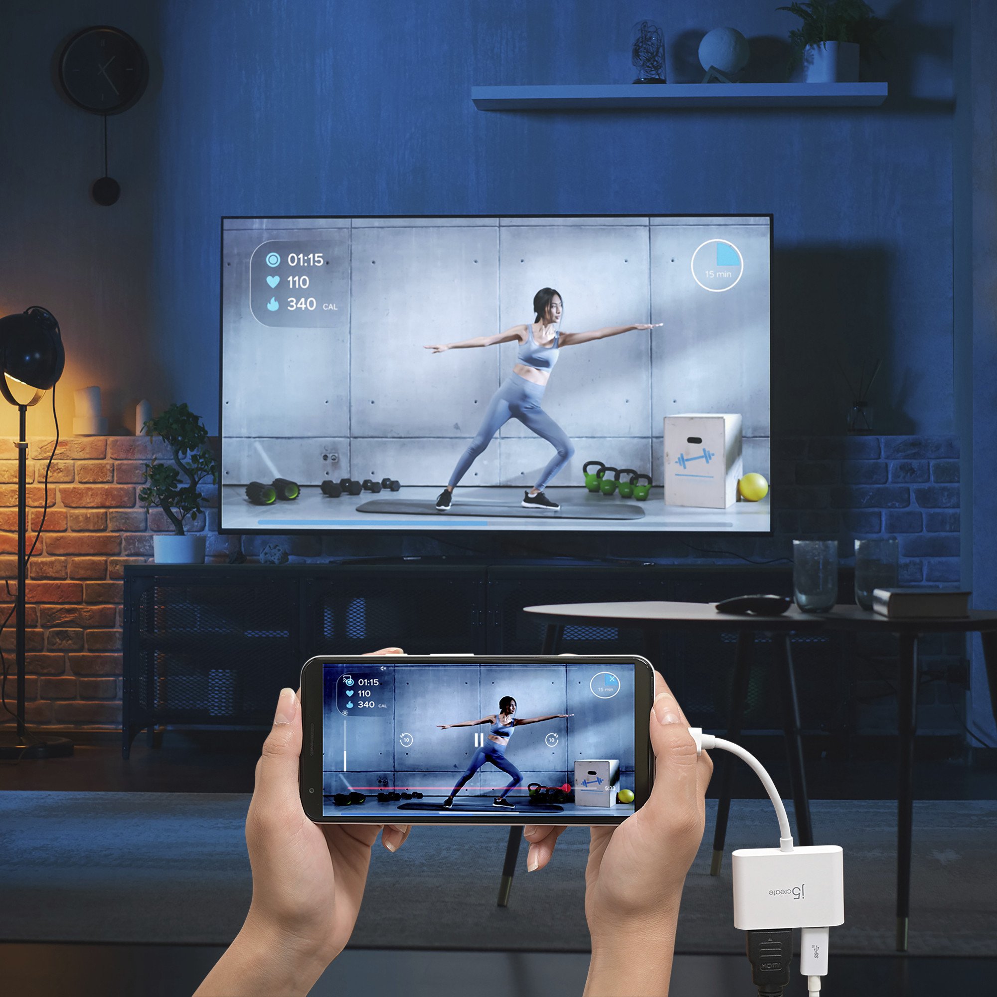 Adaptor USB C në HDMI 4K J5create JCA152, Power Delivery 100W, i zi