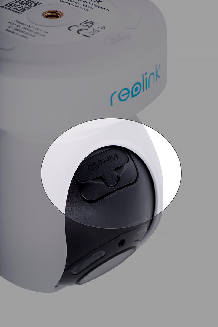 Kamerë sigurie Reolink E1, 5 MP, 2560 x 1920, me mikrofon të integruar, e bardhë