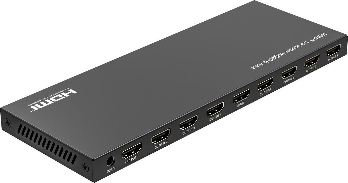 Splitter video HDMI Microconnect MC-HDMISPLITTER0108-4K, 1x8, 4K 60Hz, i zi