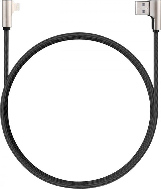 Kabllo Aukey USB-A - Lightning, 1.2m, e zezë