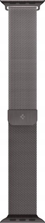 Byzylyk për Apple Watch Spigen Metal Fit, çelik inox, për 49mm 45mm 44mm 42mm, gri grafit