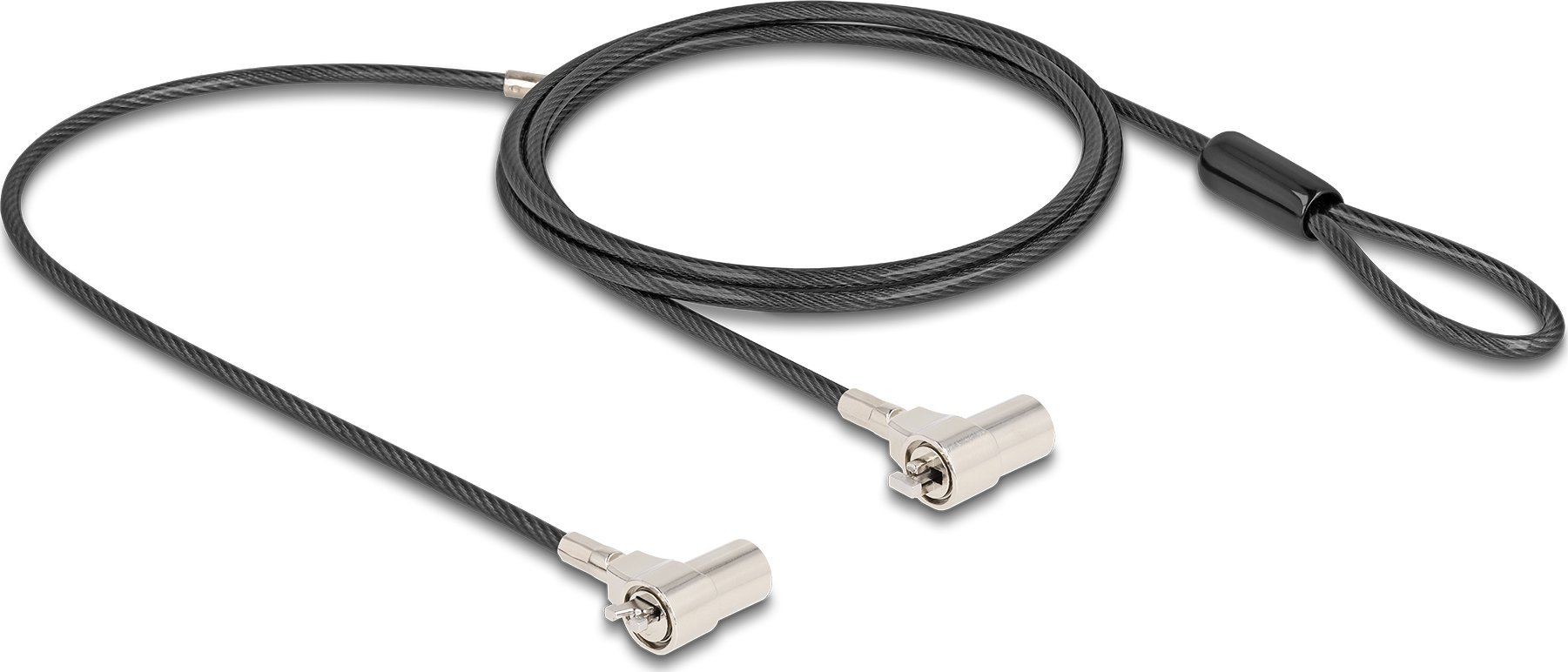 Kabllo sigurie Navilock 20935, 1.8 m, me çelës, argjend