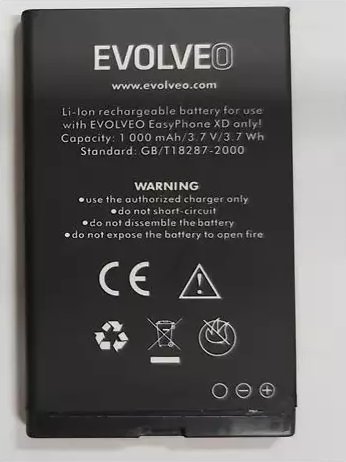 Bateri telefoni EVOLVEO EasyPhone XD, 1000 mAh, Li Ion