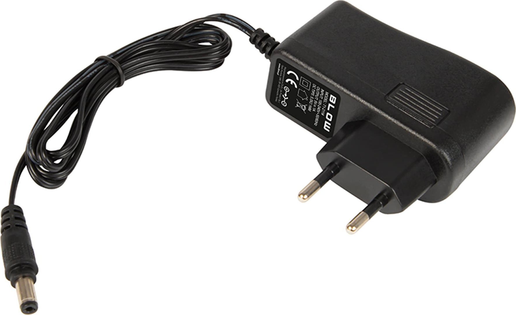 Karikues adapter Blow, 5V 1A, prizë DC 2.1x5.5 mm, i zi