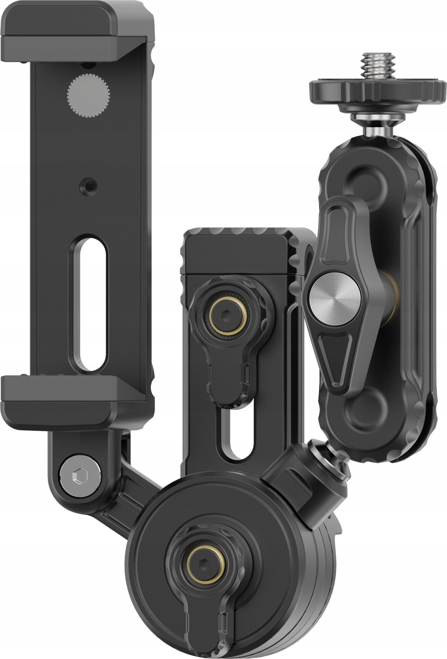 Mbajtëse Ulanzi CM010 për gardh bejsbolli, për kamera aksioni dhe telefona, e zezë