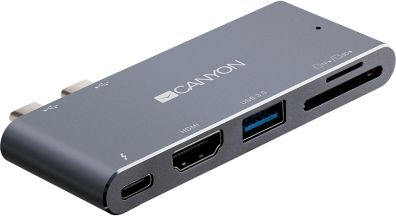 Docking station Canyon CNS-TDS05DG, HDMI 4K, i hirtë