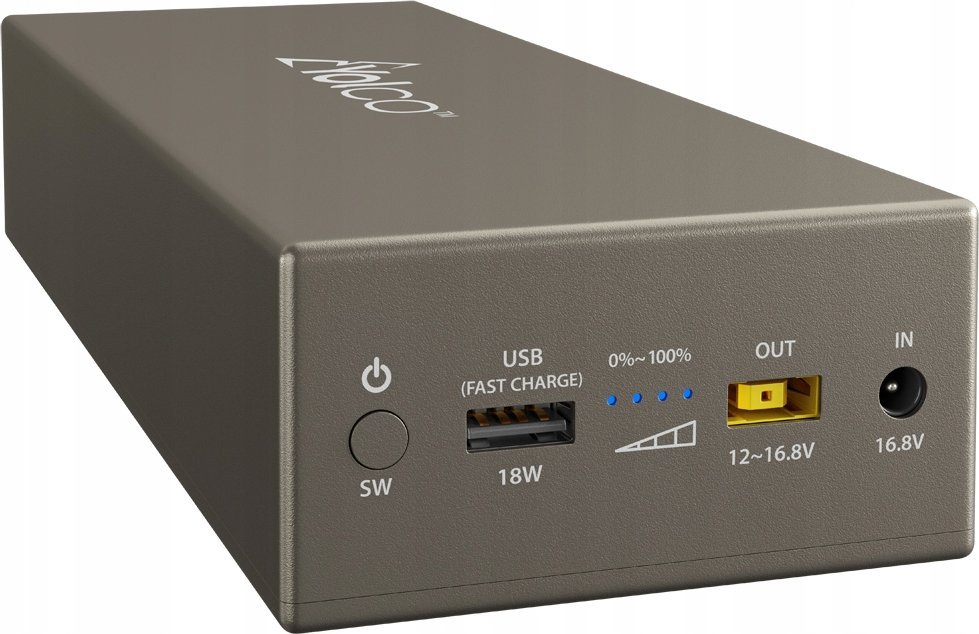 Powerbank i jashtëm Yolco CSX5, 13000mAh, 120W, i zi