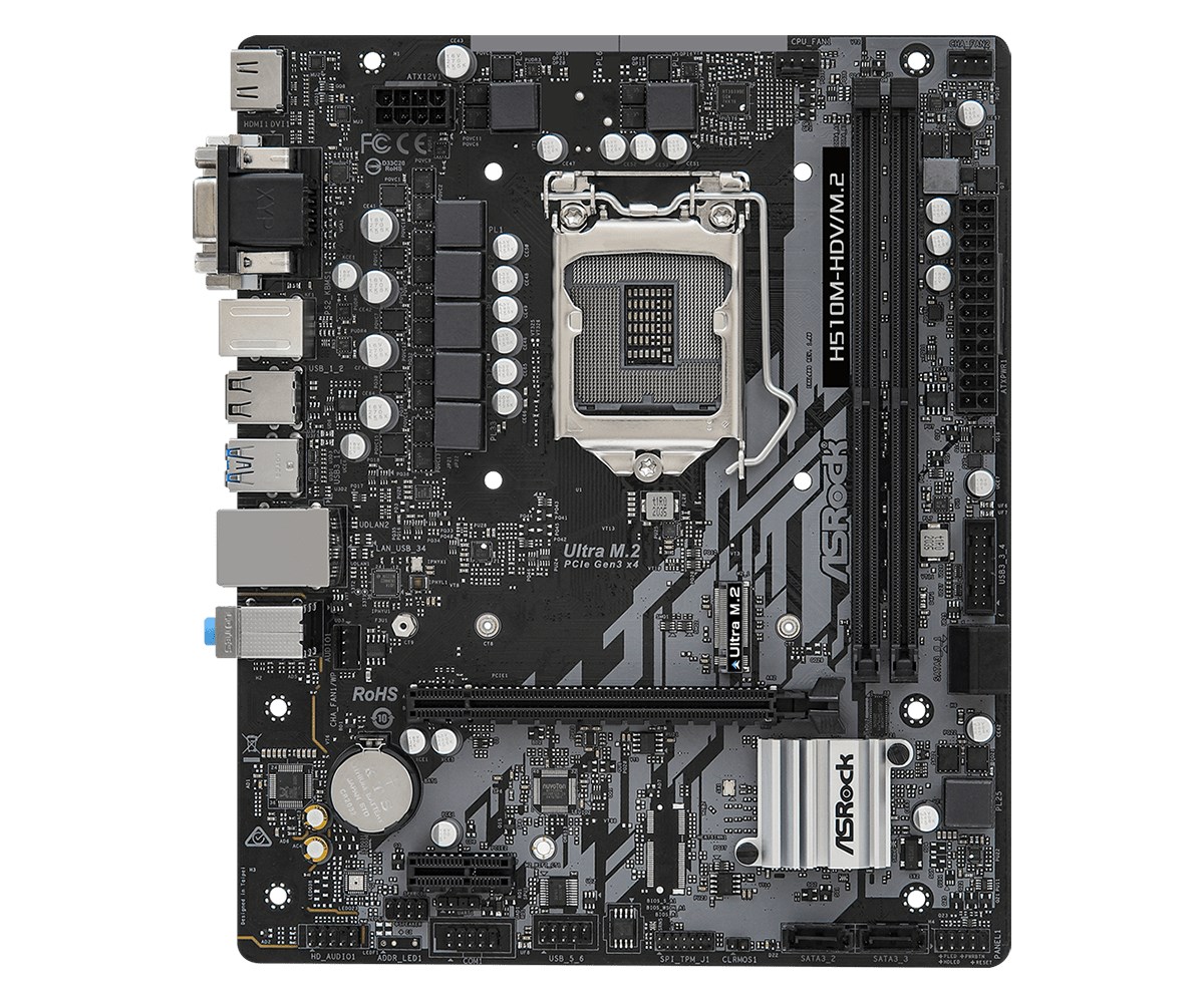 Pllakë amë Asrock H510M-HDV/M.2 - Intel H510