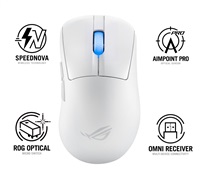 Maus ASUS ROG Keris II Ace, i bardhë
