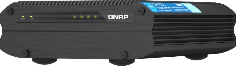Server NAS Qnap TS-i410X-8G, 4 slote 2.5", 10GbE, gri