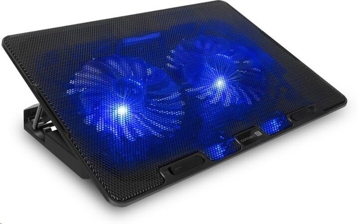 Mbajtëse ftohëse CONNECT IT FrostBreeze për laptop 15.6 ", e kaltër