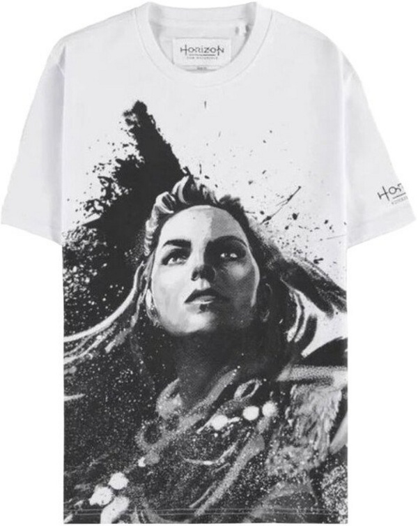 Bluzë Horizon Forbidden West - Aloy Spray, XL, e bardhë