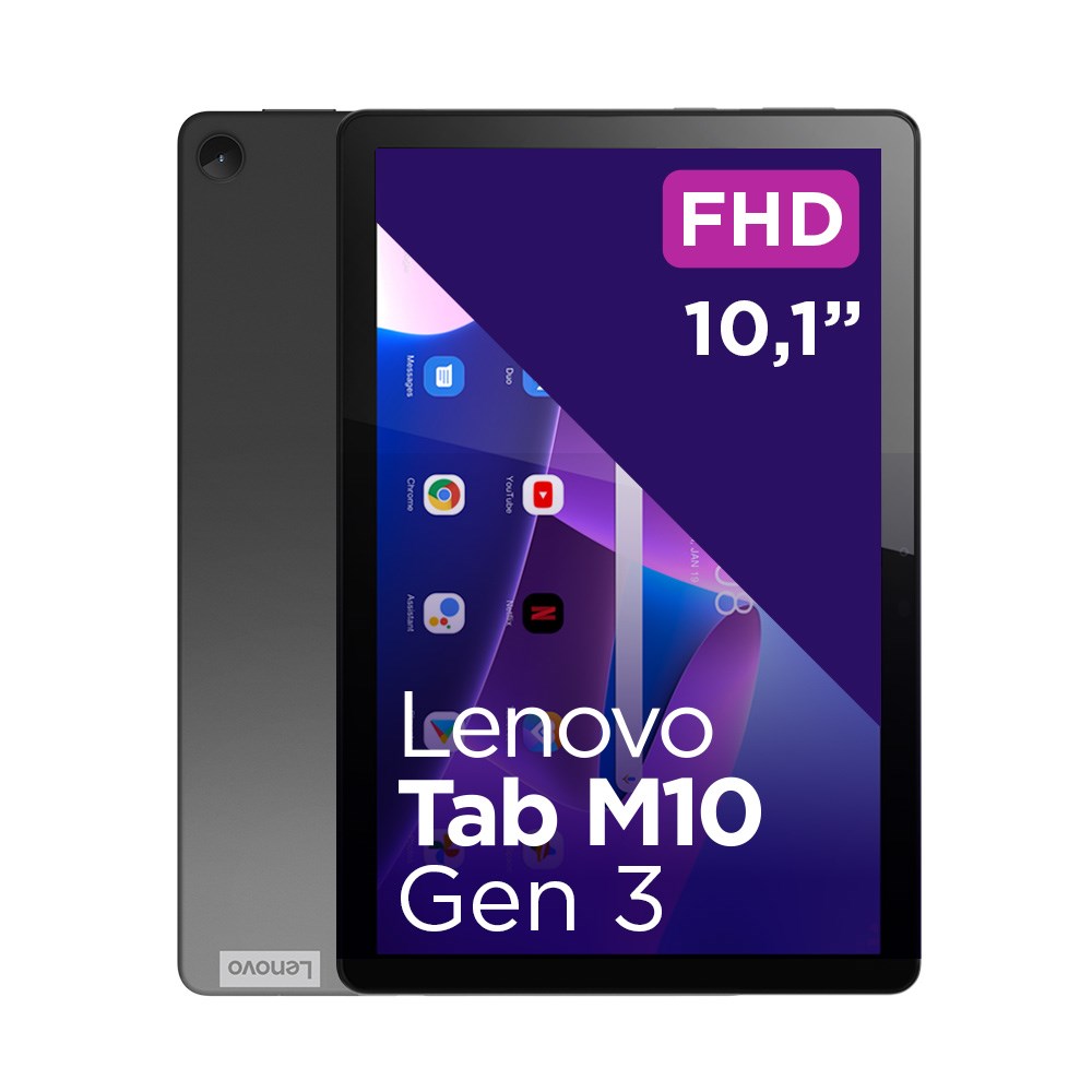 Tablet Lenovo Tab M10 (3rd Gen), 10.1", Unisoc T610, 4GB LPDDR4x, 64GB eMMC, i hirtë
