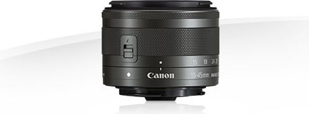Објектив Canon EF-M 15-45mm IS STM, f/3.5-6.3, графит