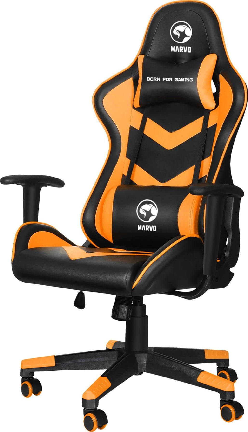 Karrige gaming Marvo CH-106, ergonomike, e portokalltë