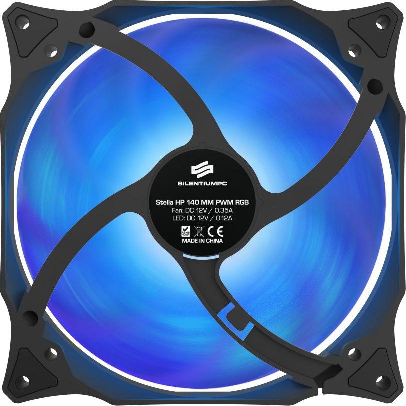 Ftohës SilentiumPC Stella HP RGB, 140mm, HBS, RGB