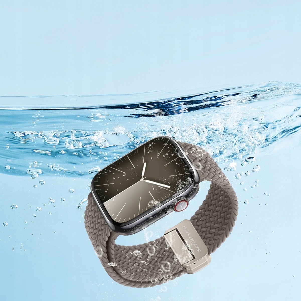 Rrip ore Dux Ducis Mixture Pro, Apple Watch 42 44 45 49 mm, najlon, gri