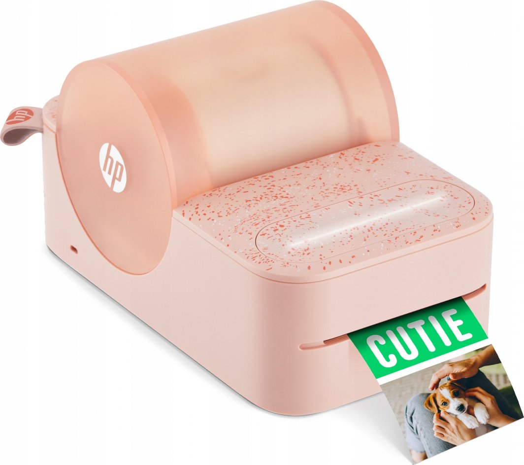 Printer për etiketa dhe foto HP Sprocket Panorama, Bluetooth, rozë