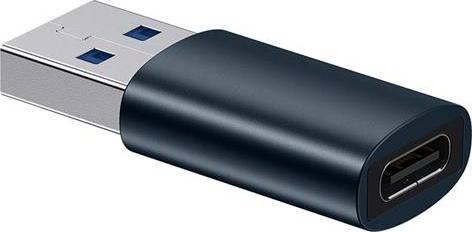 Adapter OTG Baseus Ingenuity, USB A në USB C, USB 3.1, blu