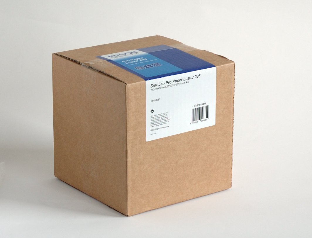 Letër fotografike në rol Epson SureLab Pro Glossy, 30.48cm x 100m, 285g/m², e bardhë