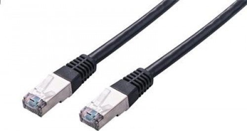 Kabllo rrjeti C-TECH CB-PP5F-2BK, Cat5e FTP, 2m, i zi