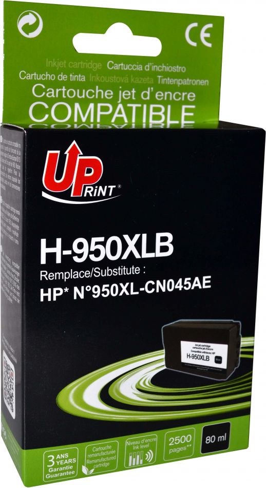 Kartrixh bojë UPrint H-950XL-B CN045AE, i zi, XL