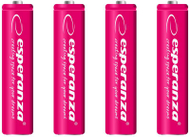 Bateri AAA/ R03 Esperanza, 1.2V, 4 copë, të kuqe