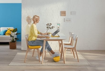 Држач за лаптоп Leitz Ergo Cosy, ергономски, син