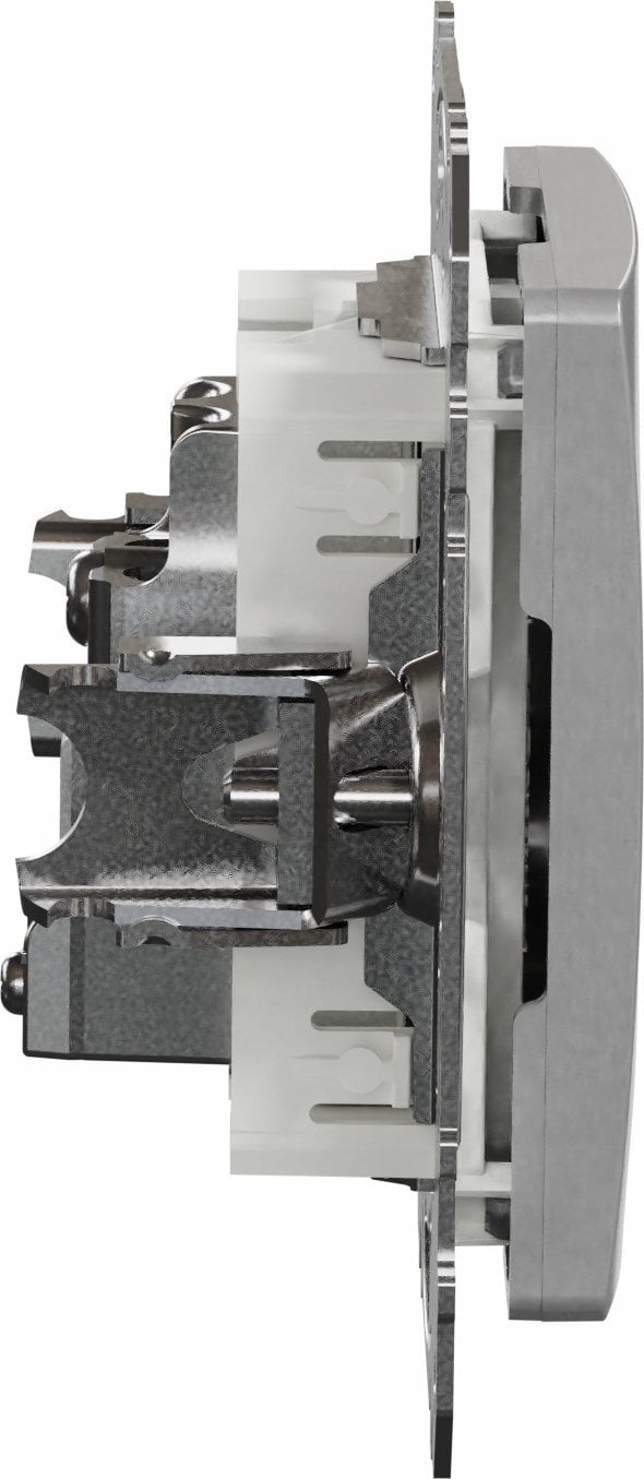 Prizë fundore TV Schneider Electric Sedna Design, 4 dB, montim i fshehtë, alumini argjendtë