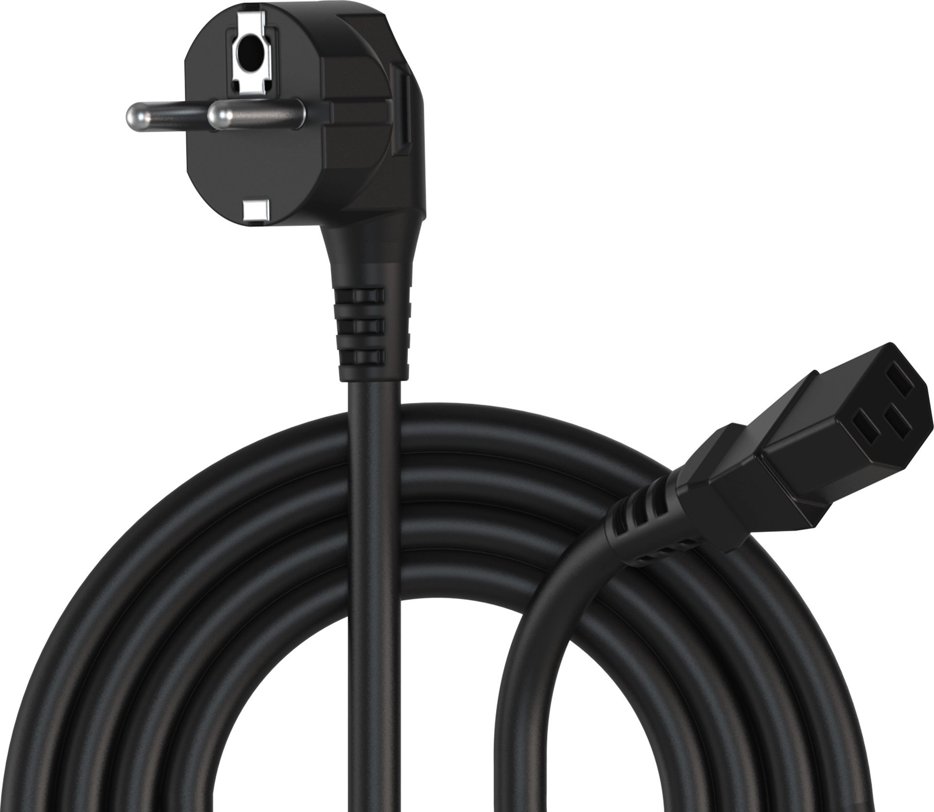 Kabllo rryme Nedis CAB490, Schuko në Euro, 3 x 1.5 mm², e zezë