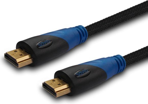 Kabllo Savio (SAVIO CL-48) HDMI - HDMI, 2m, e zezë