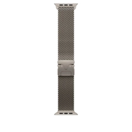 Apple Watch 49mm Milanese Loop, Natural Titanium Milanese Loop, L