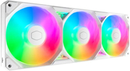 Сет вентилатори Cooler Master SickleFlow Edge 360 ARGB, 120mm, White Edition, бели
