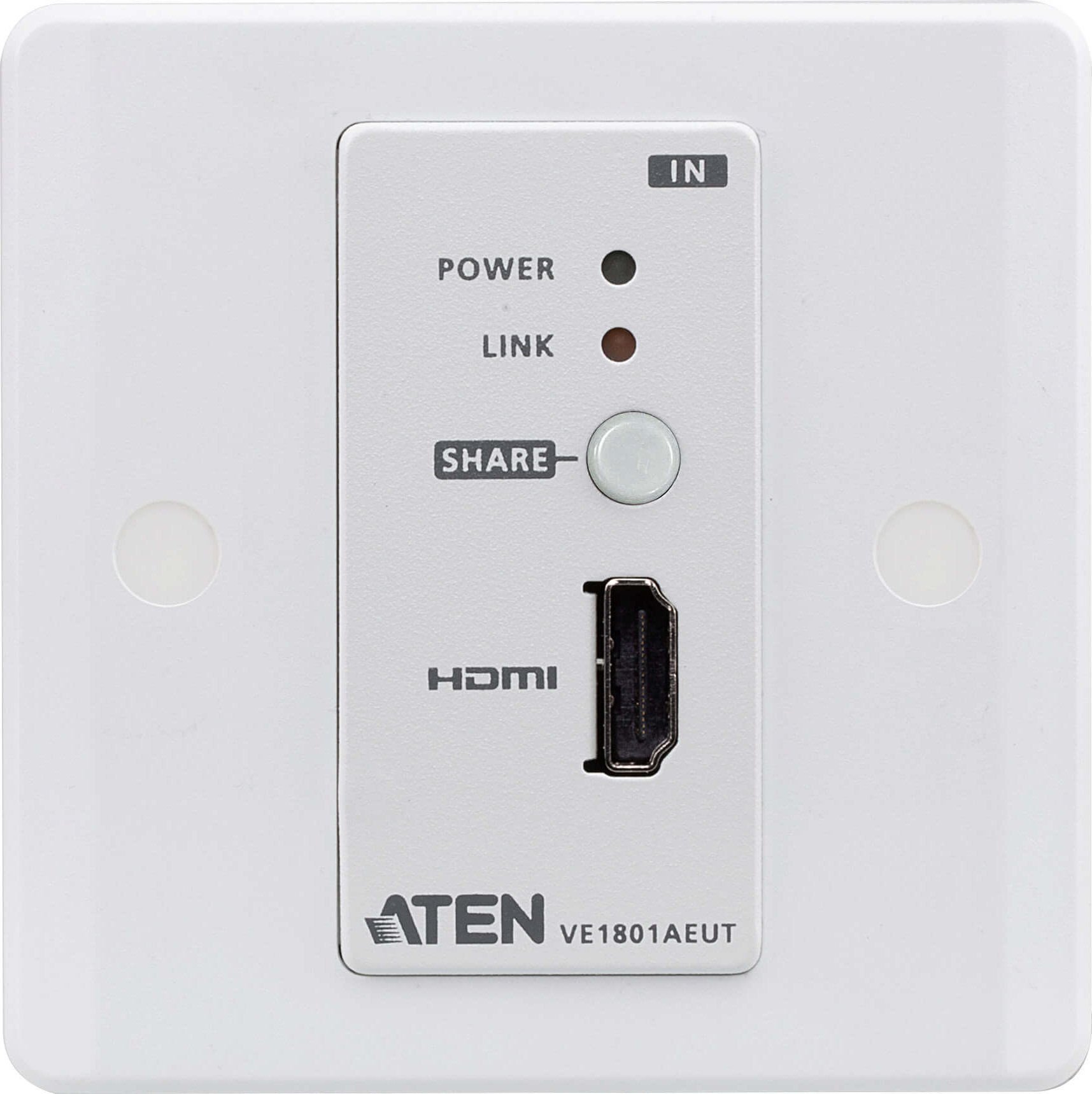 Transmetues AV Aten HDMI HDBaseT-Lite, 4K, montim në mur, i zi
