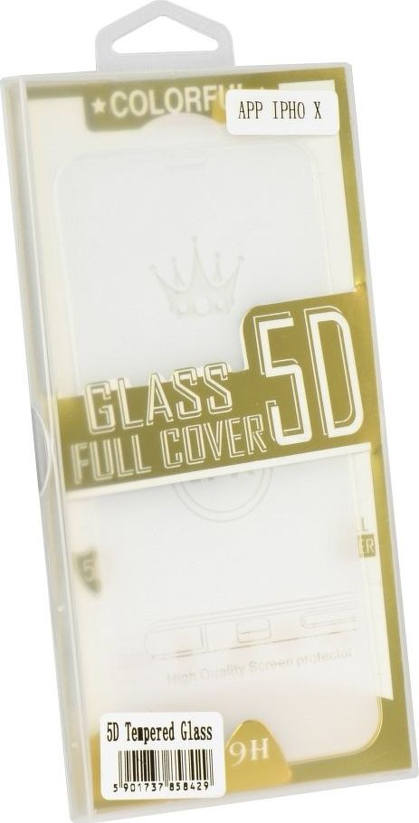 Stakllë mbrojtëse 5D Full Glue për iPhone X XS 11 Pro, xham i temperuar, transparente