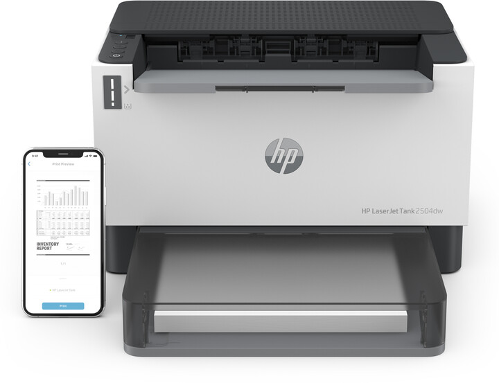Printer HP LaserJet Tank 2504dw, i bardhë / zi
