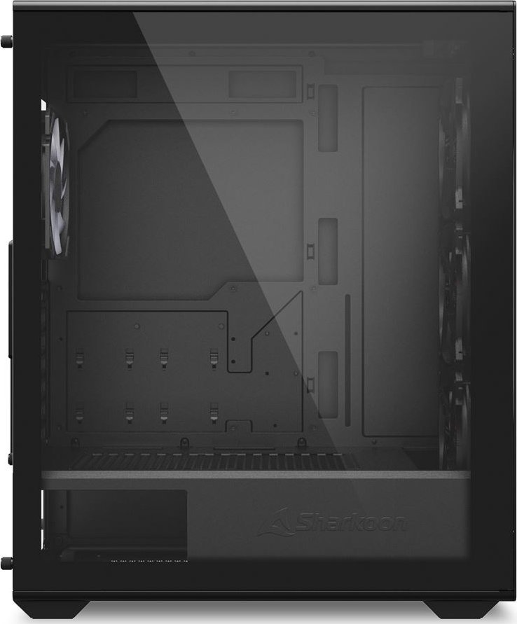 Kasi kompjuteri Sharkoon VK3 RGB, Mid Tower, me ndriçim RGB, i zi