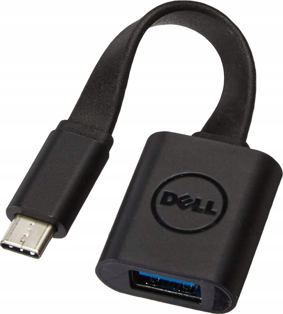 Kabllo adapter DELL USB C në USB A 3.0, 0.13 m, e zezë