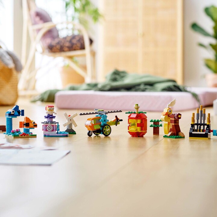 Set LEGO® Classic 11019 Cubes and Features, 500 pjesë